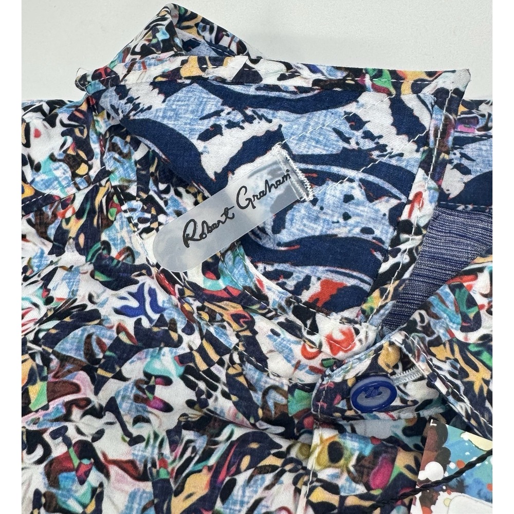NWT Robert Graham WYNN  Abstract Geometric Classic Fit L/S Shirt Size 2XL  $198 - Picture 7 of 11